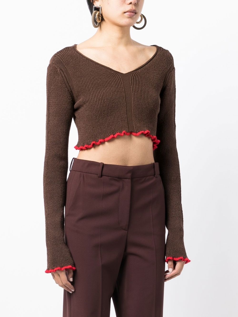 La maille Santon cropped jumper - 3