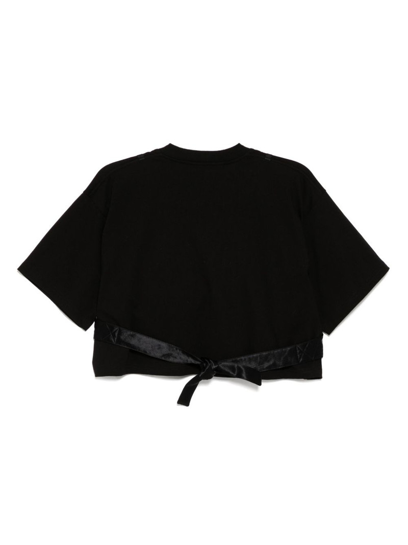 pushBUTTON bra point cropped top outlook