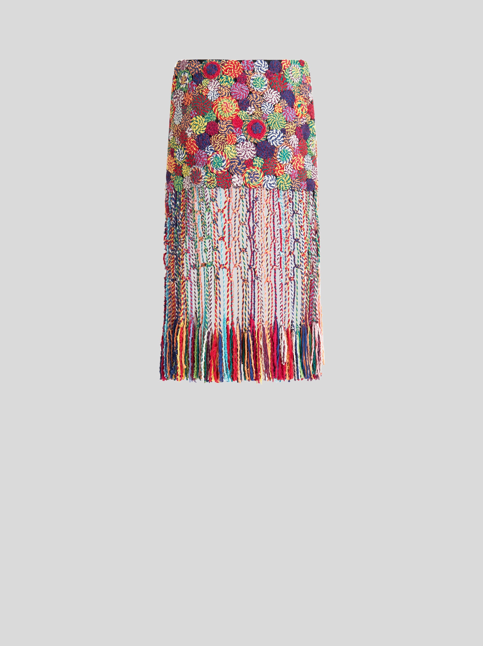 CROCHETED KNIT SKIRT - 5