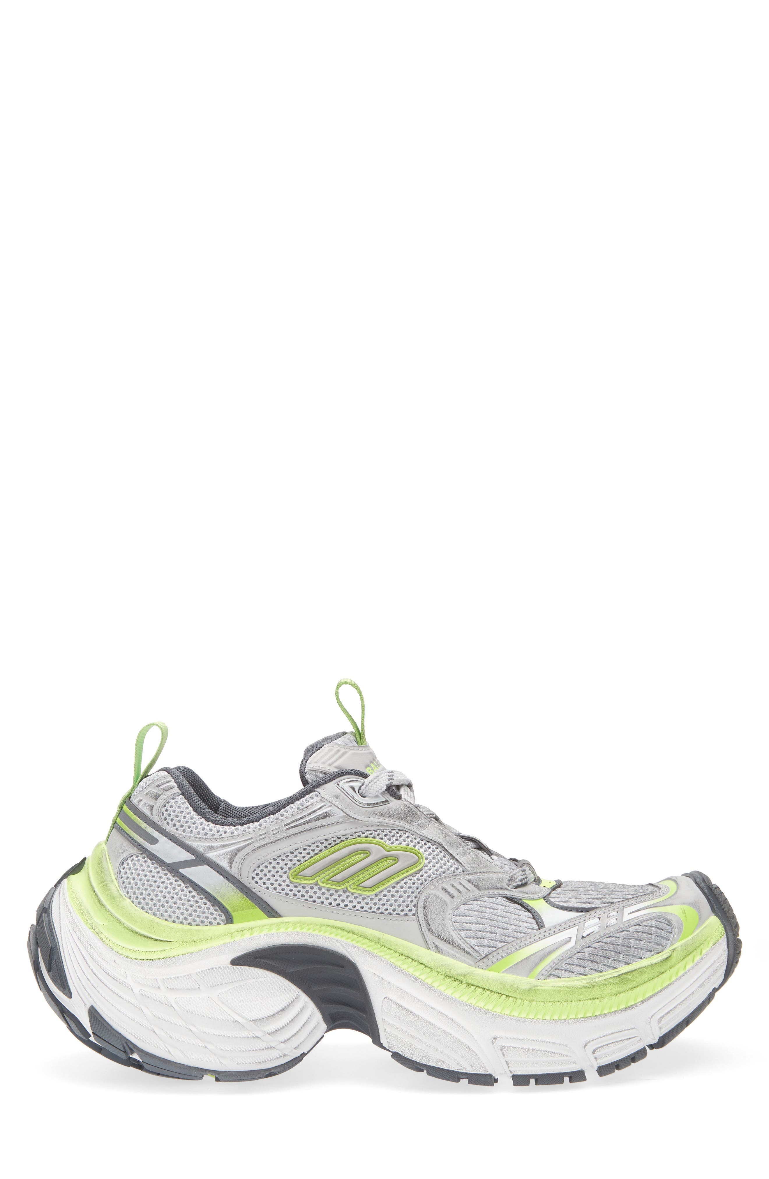 Balenciaga 10XL Sneaker in Grey/White/Green at Nordstrom - 3