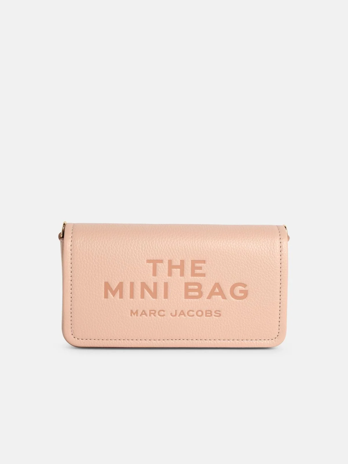 ' THE MINI BAG' PINK LEATHER BAG - 1