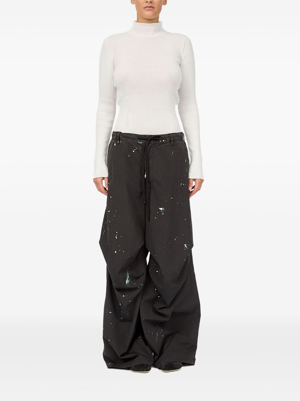paint-splatter trousers - 2