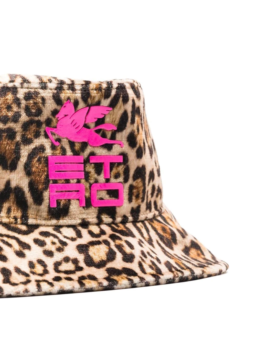 leopard-print bucket hat - 5