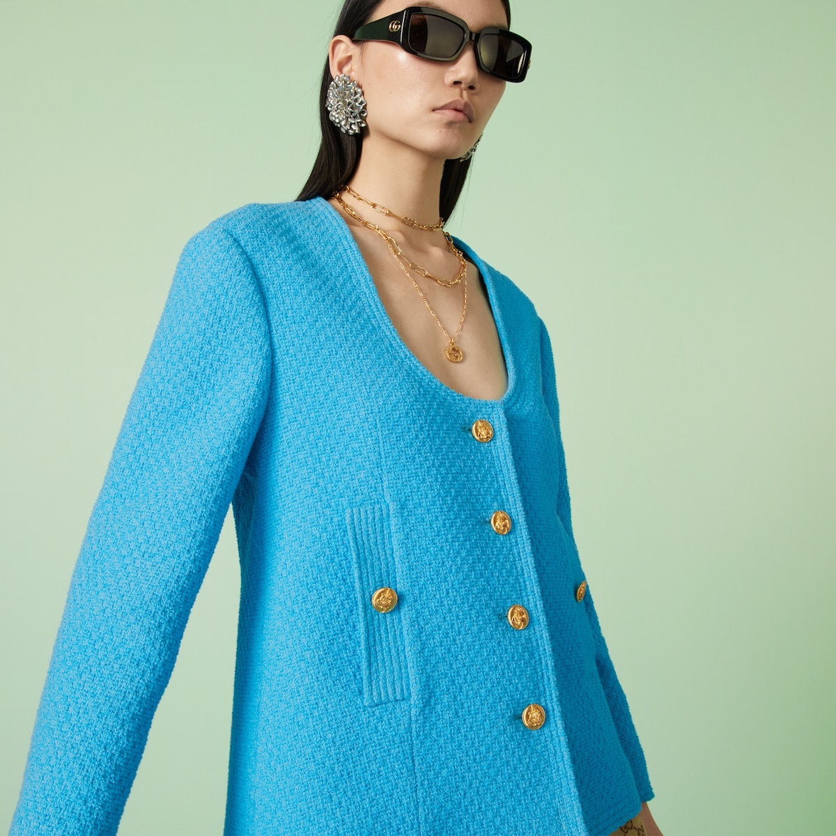 Cotton tweed jacket - 3