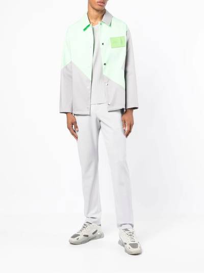 A-COLD-WALL* geometric panelled shirt outlook