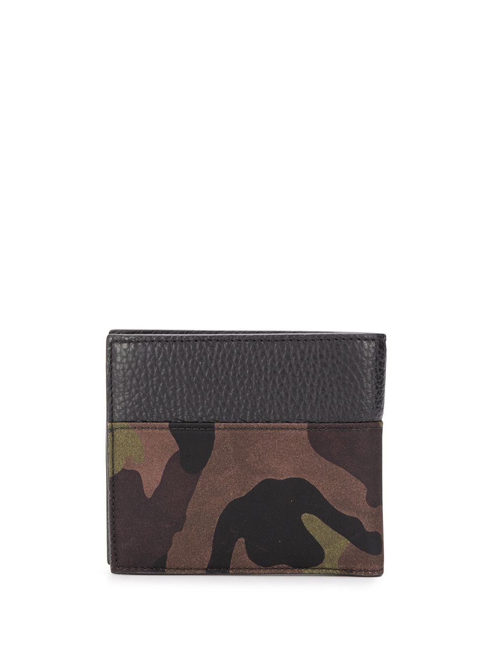 camouflage print foldover wallet - 2