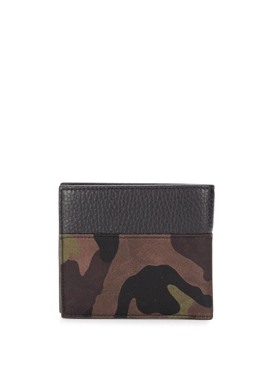 PHILIPP PLEIN camouflage print foldover wallet outlook