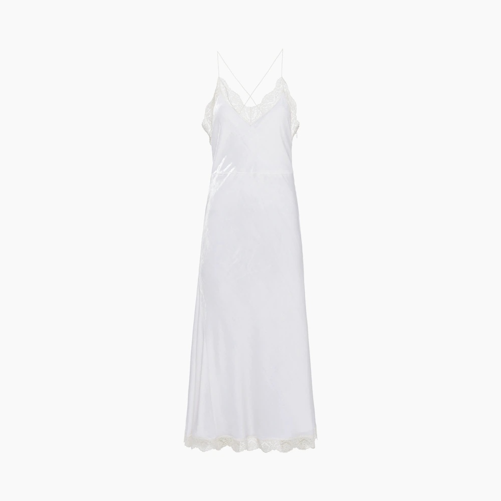Velvet midi-dress - 1