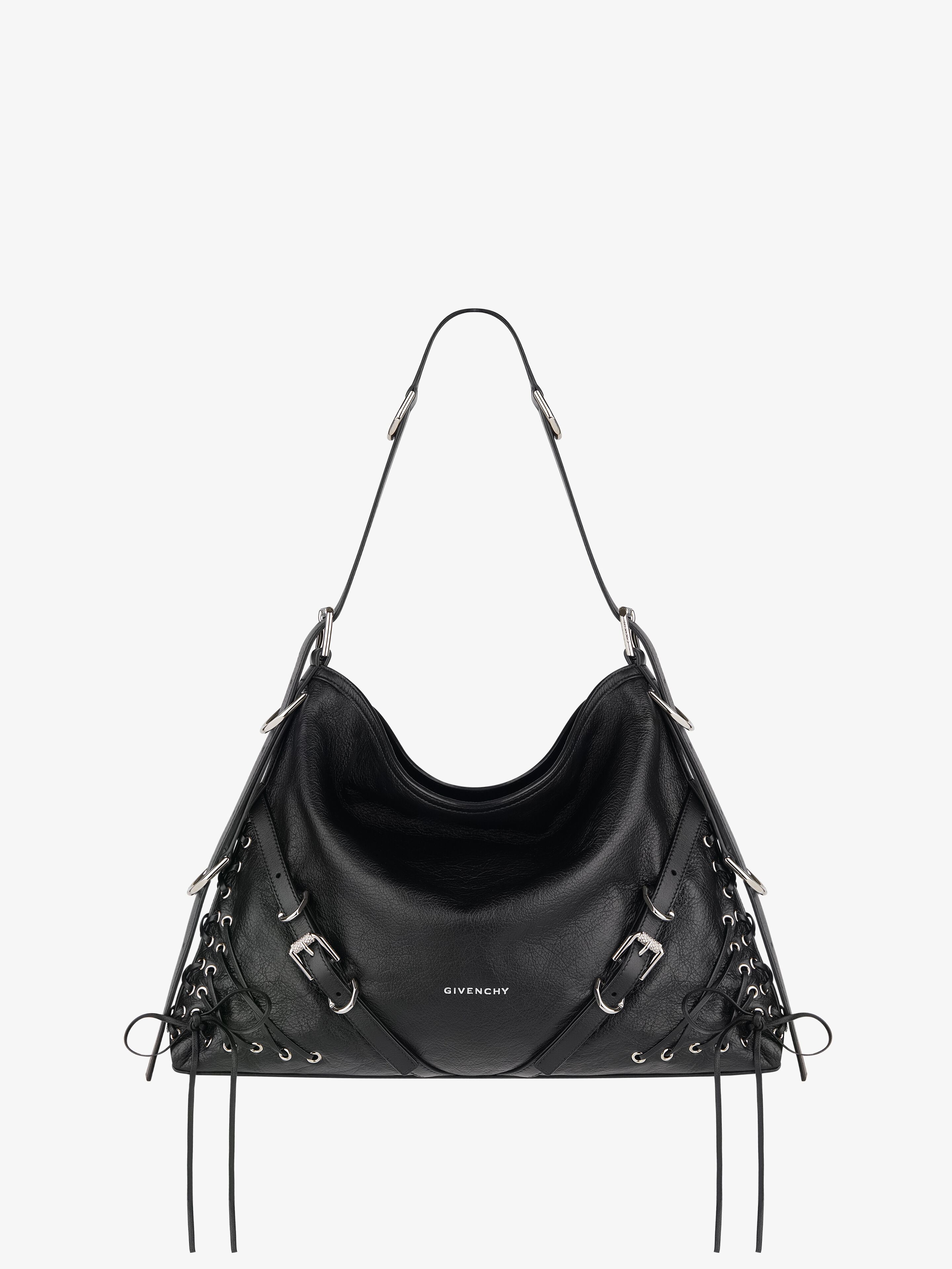 MEDIUM VOYOU BAG IN CORSET STYLE LEATHER - 1