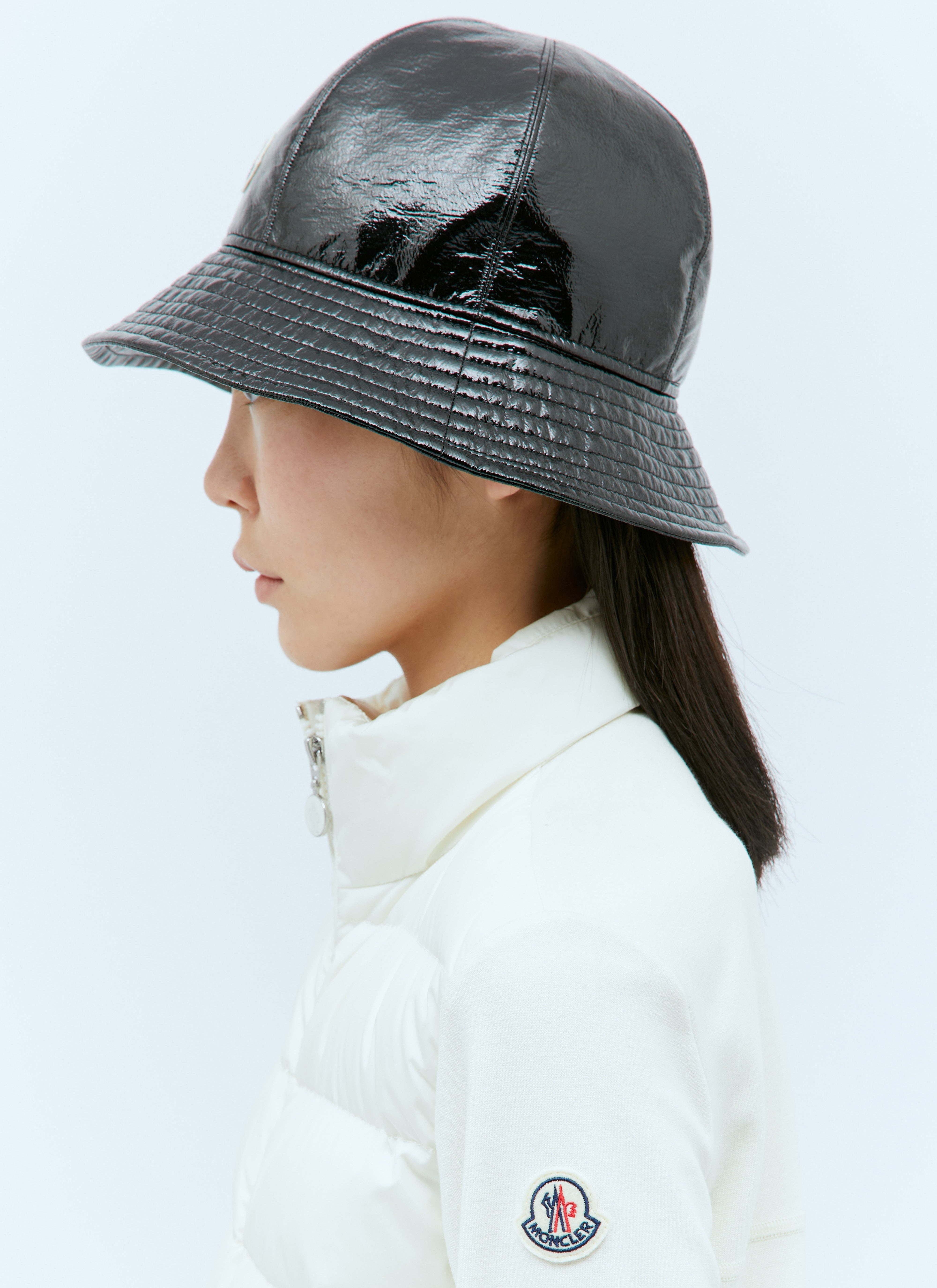 Moncler Women Logo Patch Bucket Hat - 3