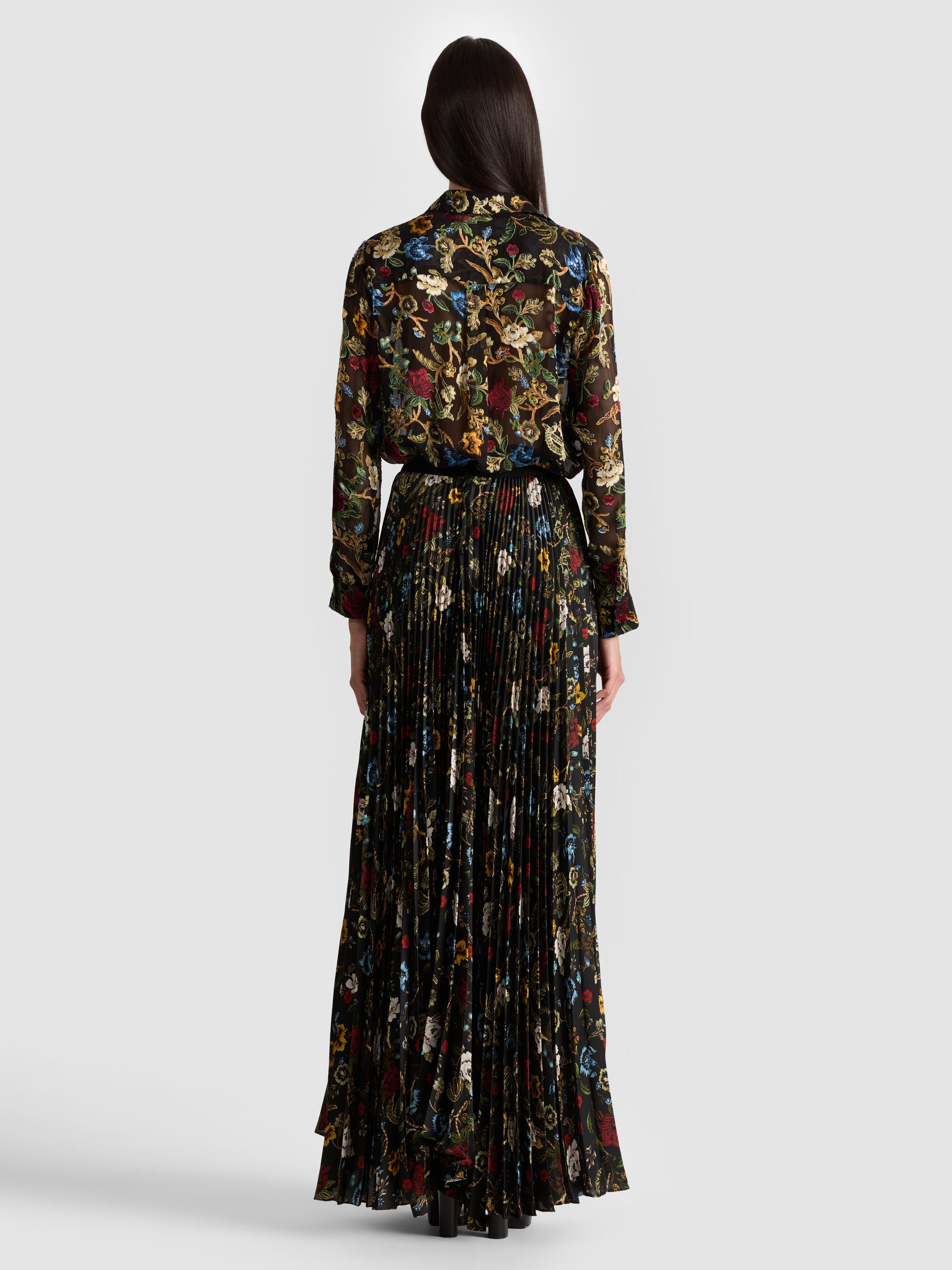 KATZ PLEATED MAXI SKIRT - 4