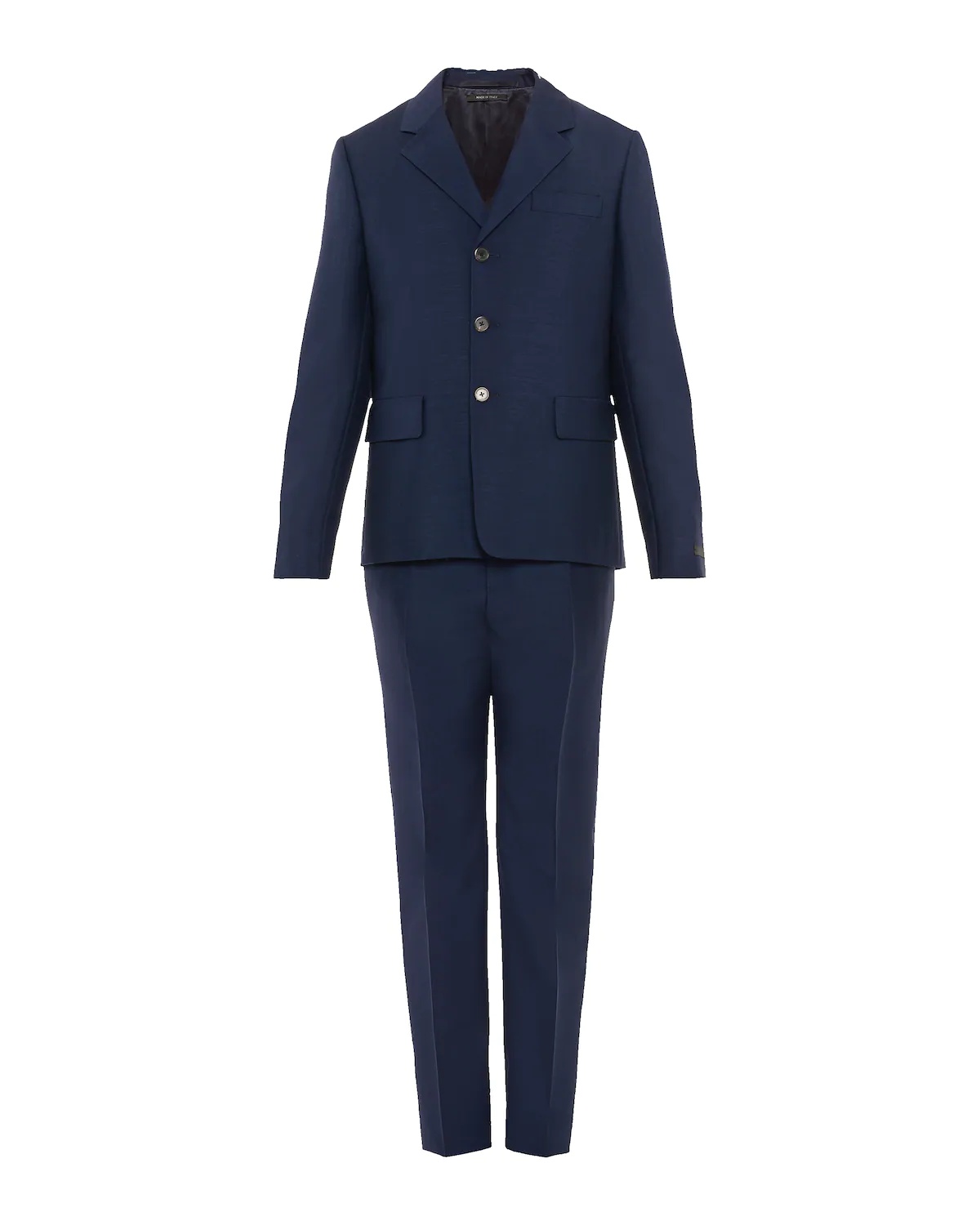 Single-breasted wool and mohair suit - 1