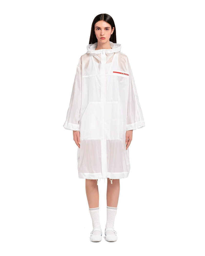 Prada Ripstop hooded raincoat outlook