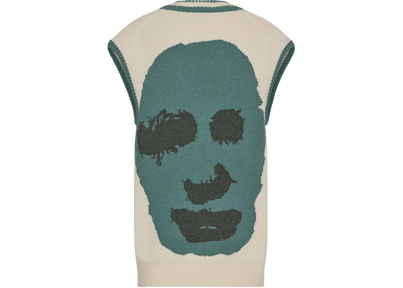 Dior x CACTUS JACK Oversized Sleeveless Sweater Ecru - 2
