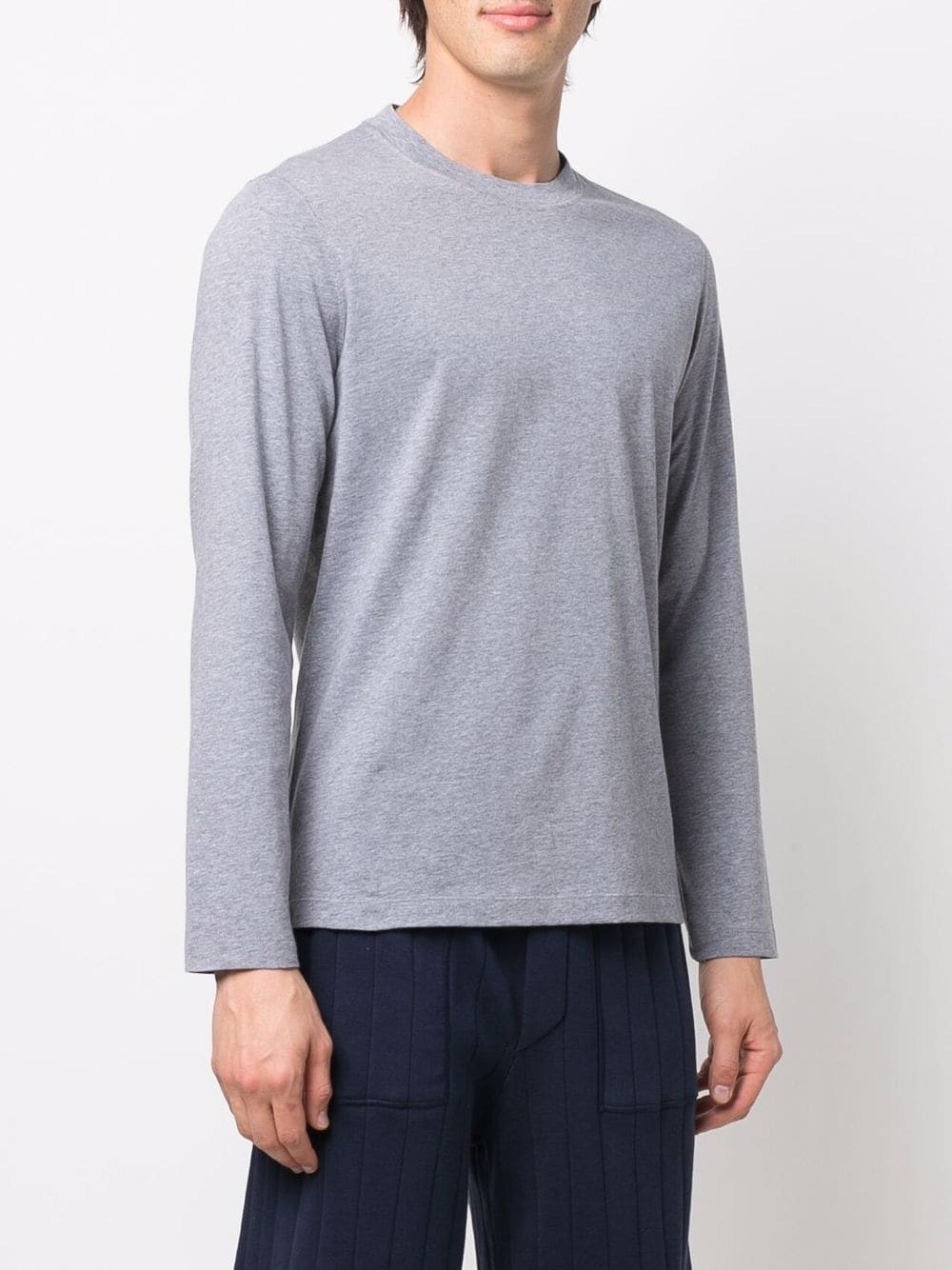 long-sleeve cotton top - 3