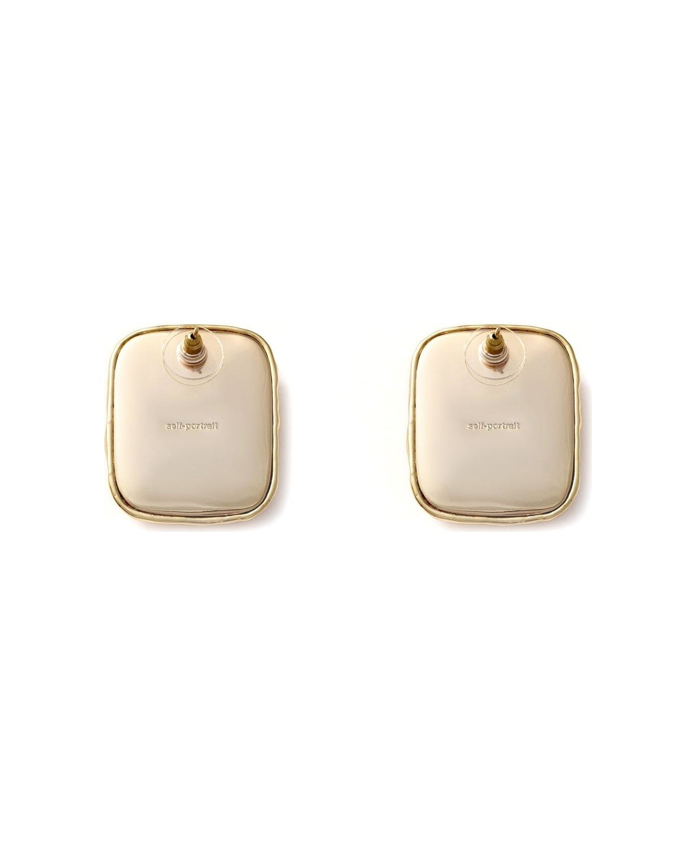 Mottled Embellished Earrings - 2
