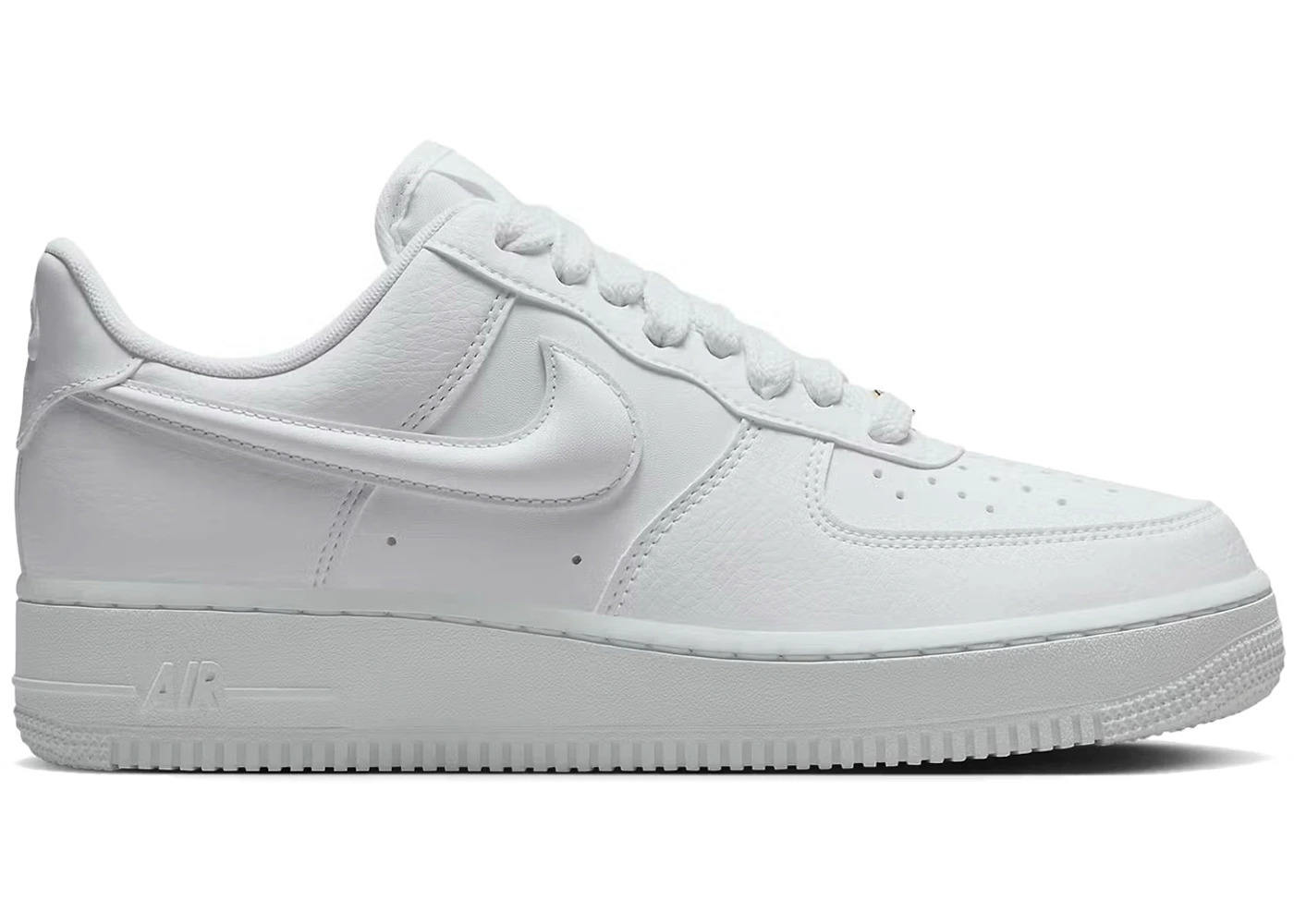 Nike Air Force 1 Low '07 Next Nature Triple White Bulbous Swoosh (Women's) - 1