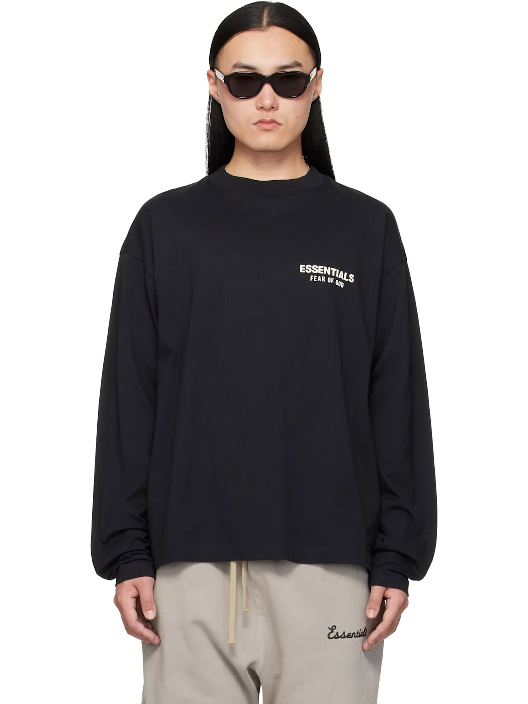 Black Classic Long Sleeve T-shirt - 1
