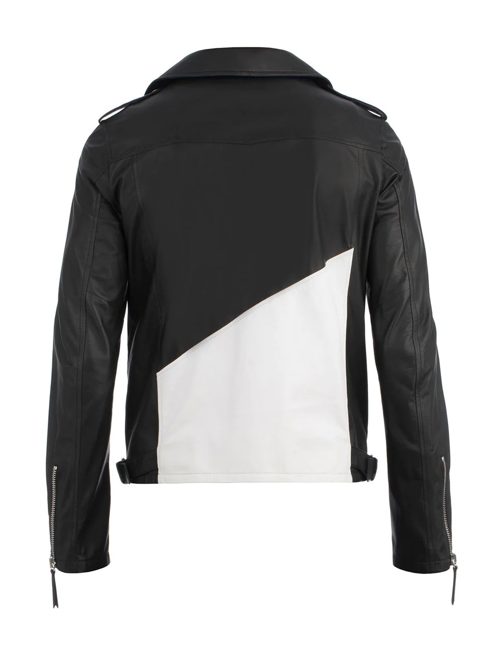 Kian colour-block biker jacket - 3