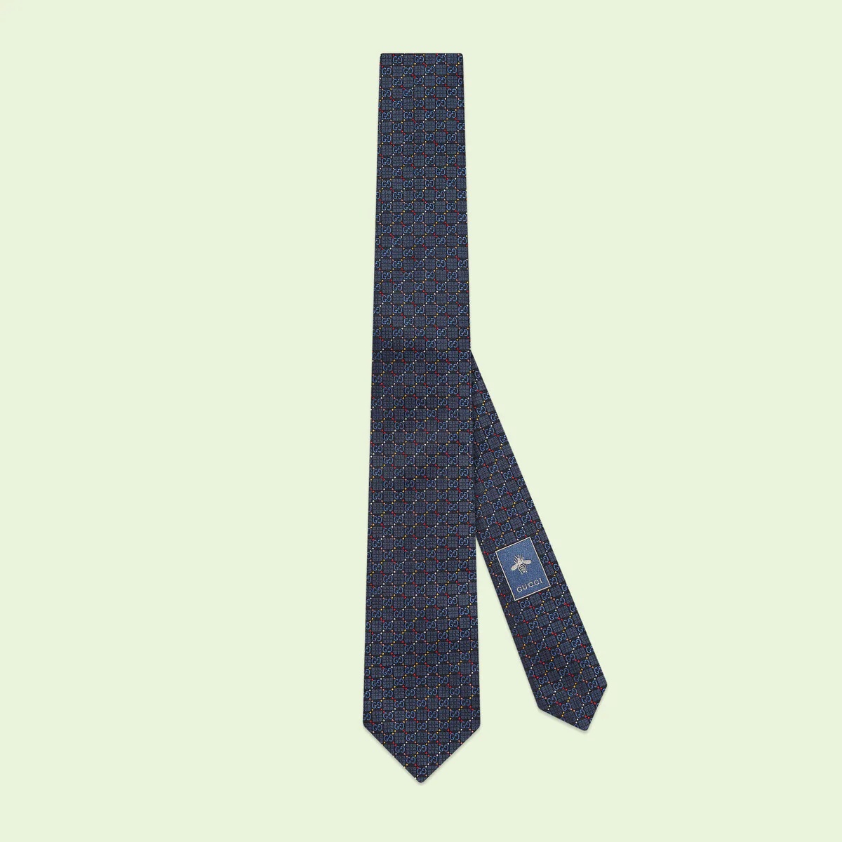GG check silk jacquard tie - 1