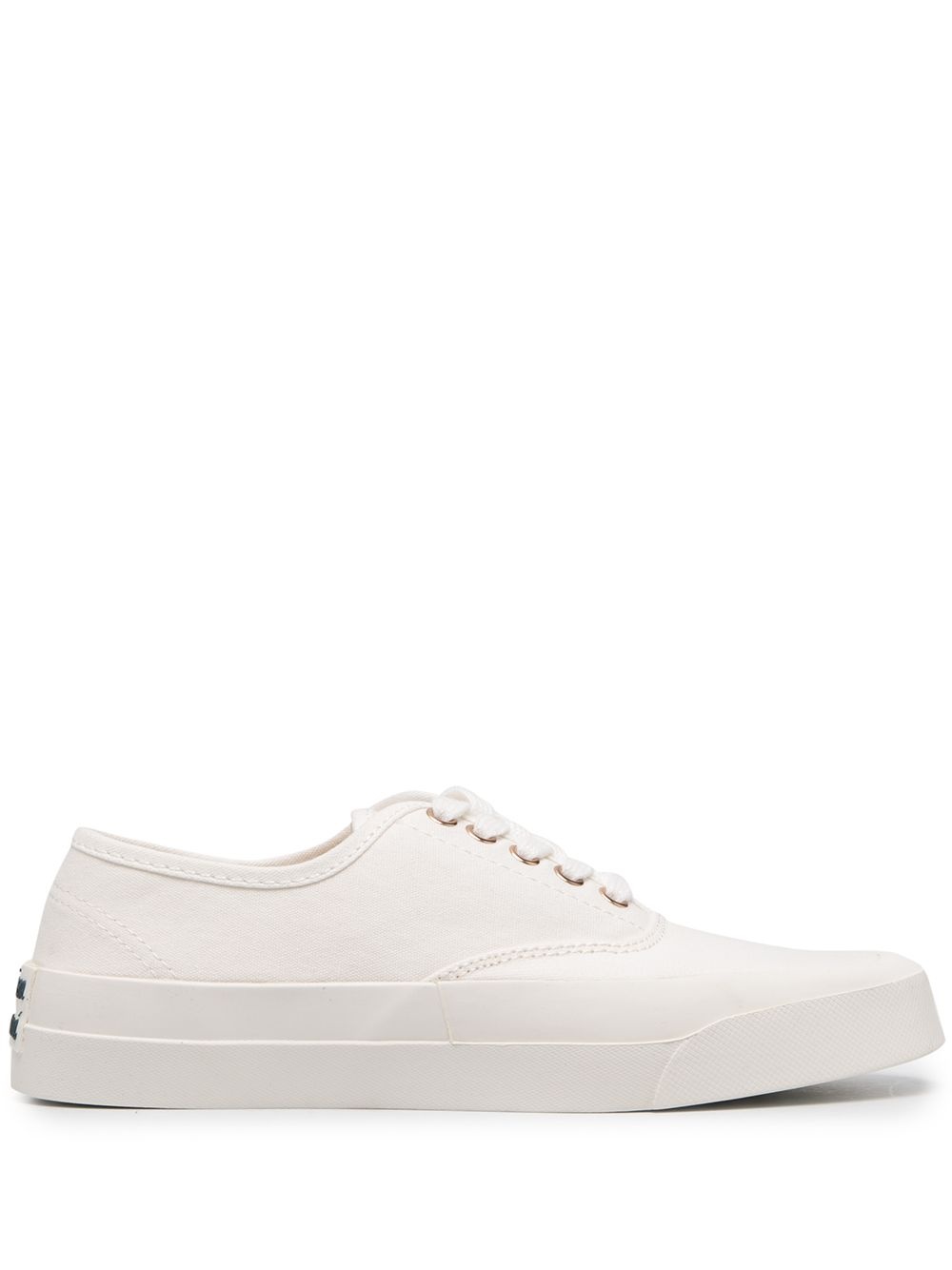 low-top canvas sneakers - 1