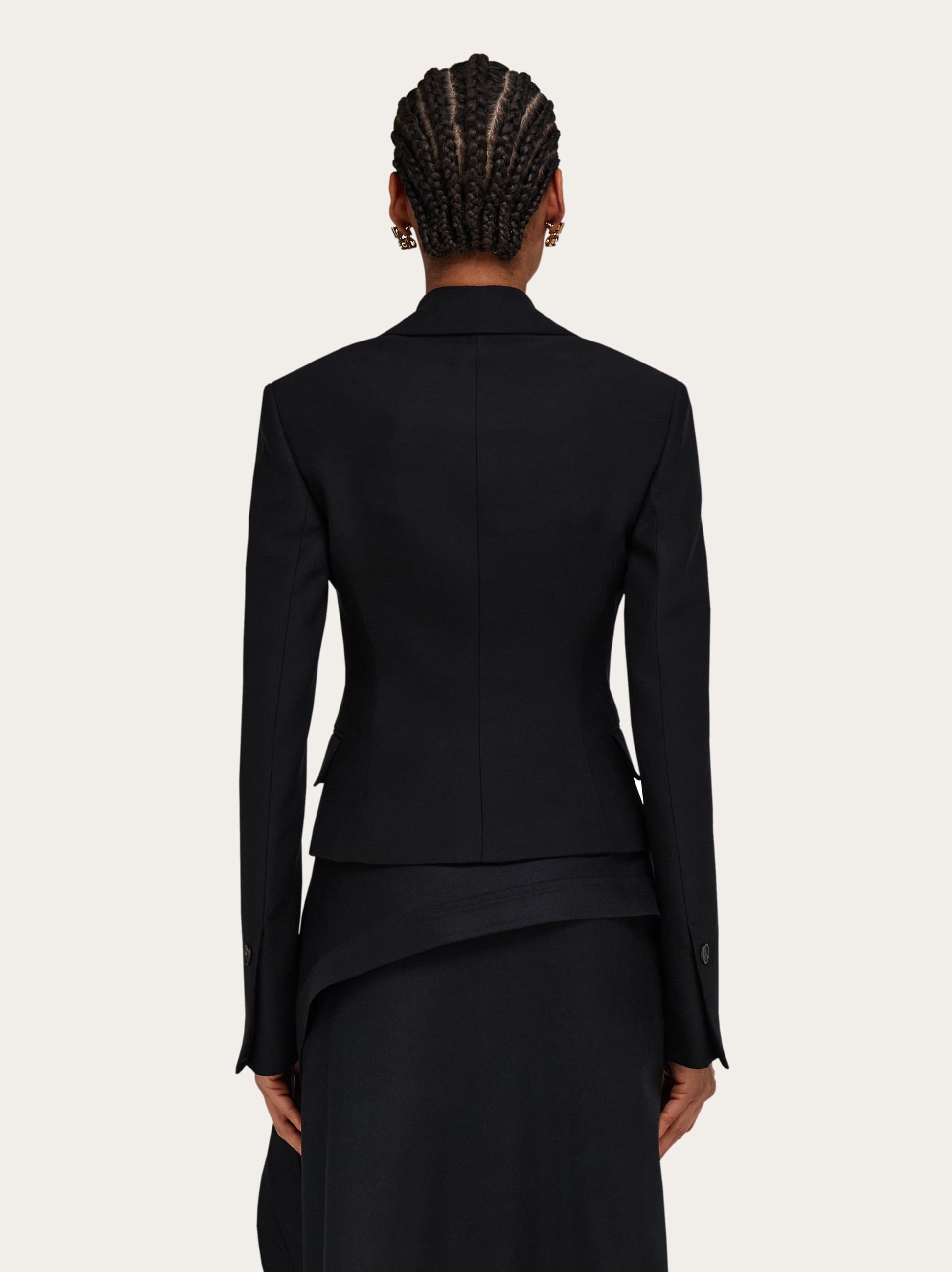 Cropped blazer - 3
