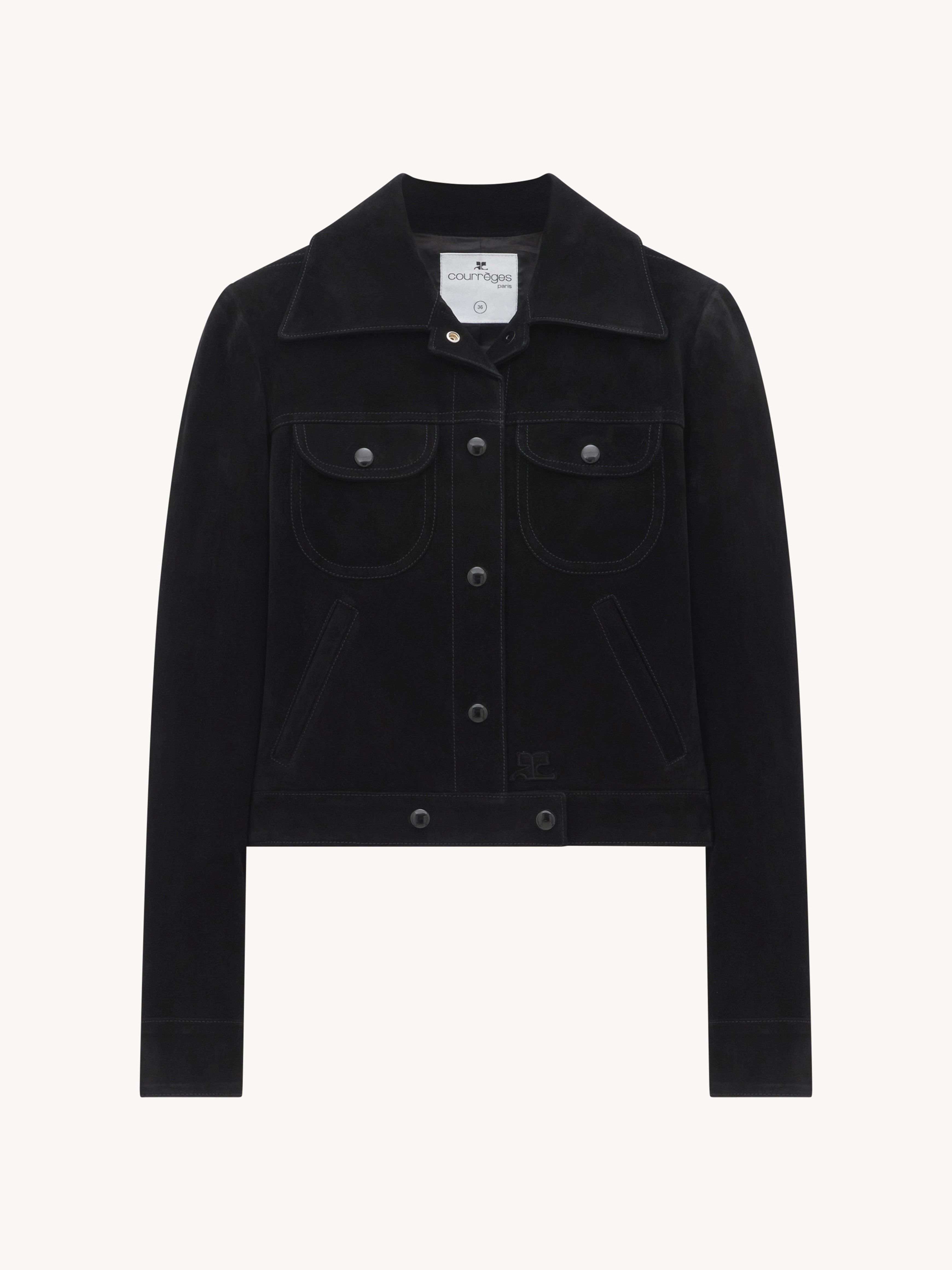 SUEDE TRUCKER JACKET - 1