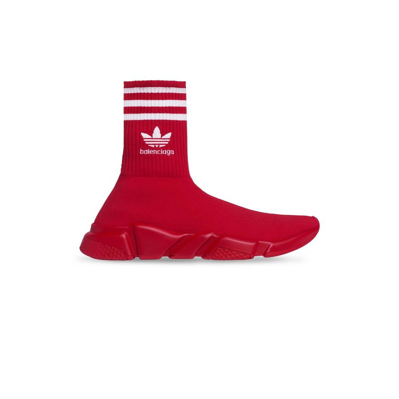 Men's Balenciaga / Adidas Speed Sneaker in Red - 1