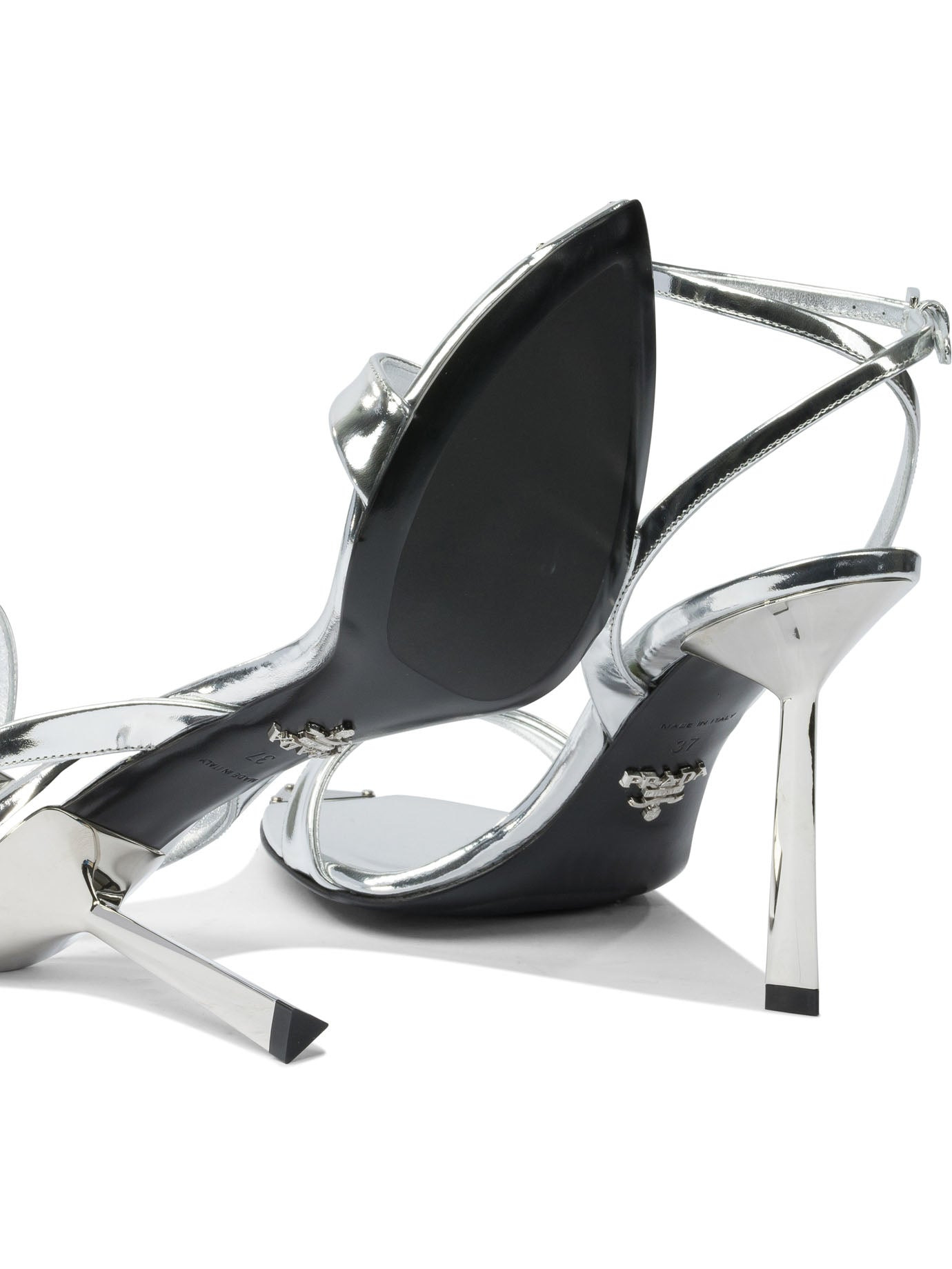Prada Leather Sandals 100 Mm - 5
