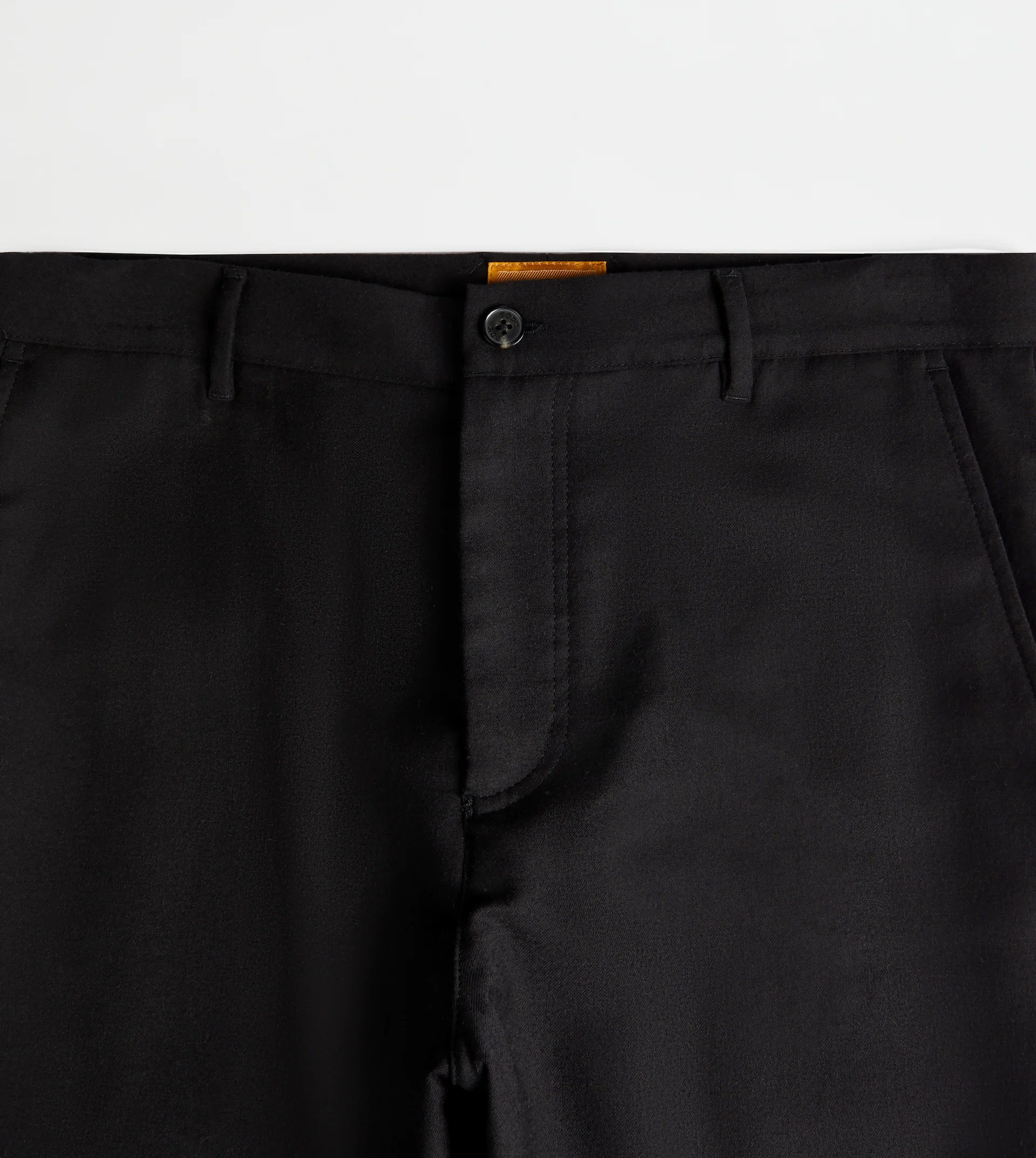 TOD'S CHINO TROUSERS ADJUSTABLE WAISTBAND - BLACK - 6