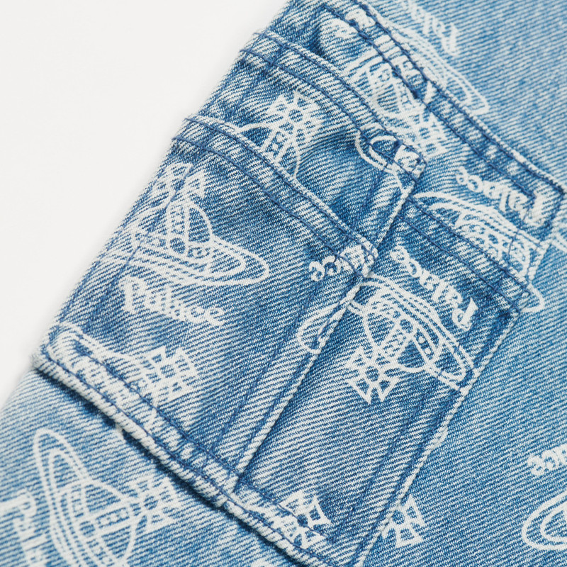 PALACE VIVIENNE WESTWOOD DENIM FLIGHT SUIT ORB STONE WASH 4