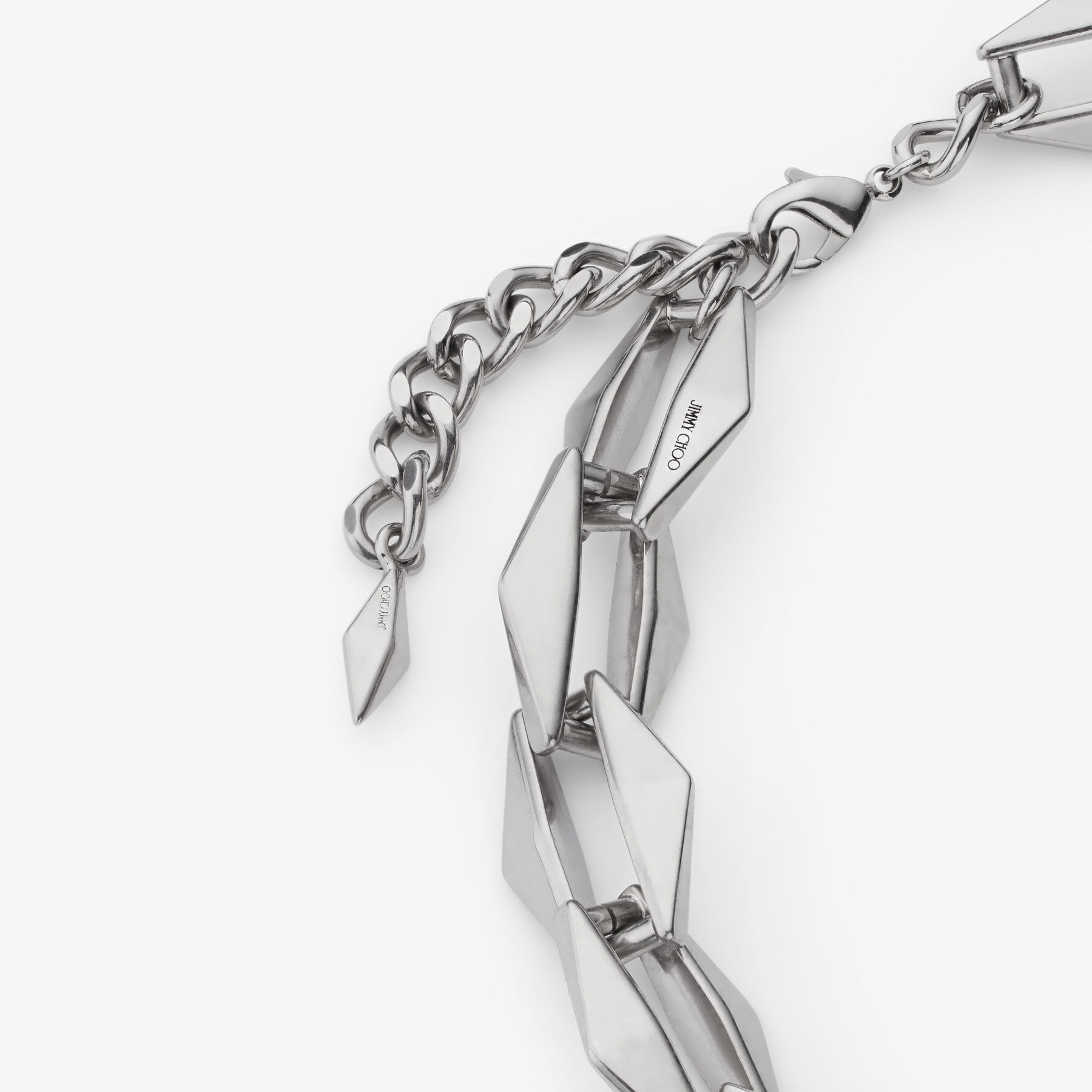 Diamond Chain Necklace
Silver Finish Chain Necklace - 4