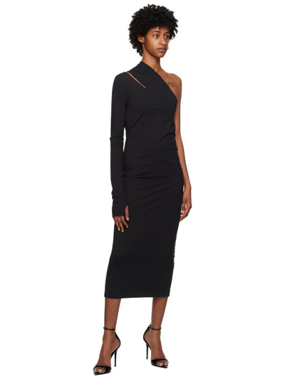 Helmut Lang SSENSE Exclusive Black Midi Dress outlook
