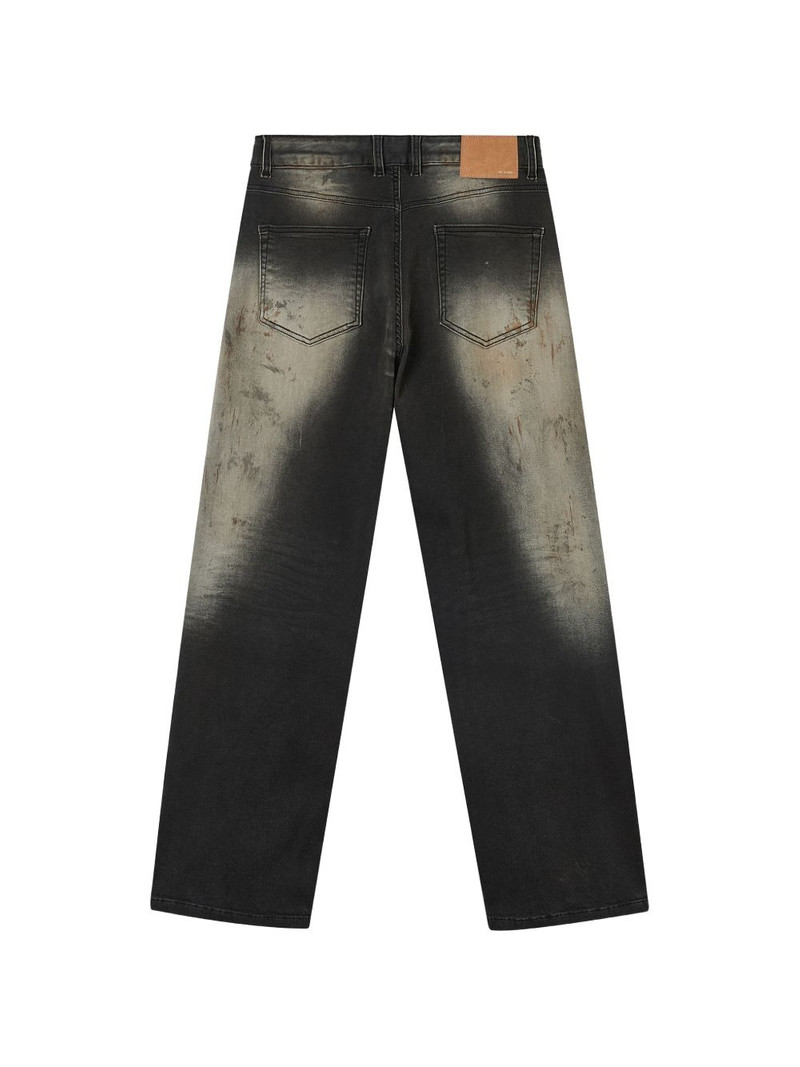 We11done faded-denim trousers outlook