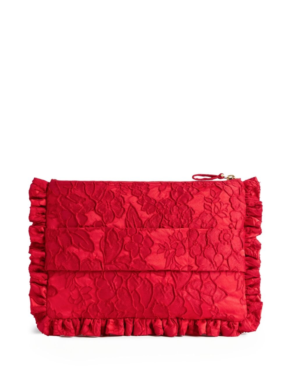 floral-lace clutch bag - 3