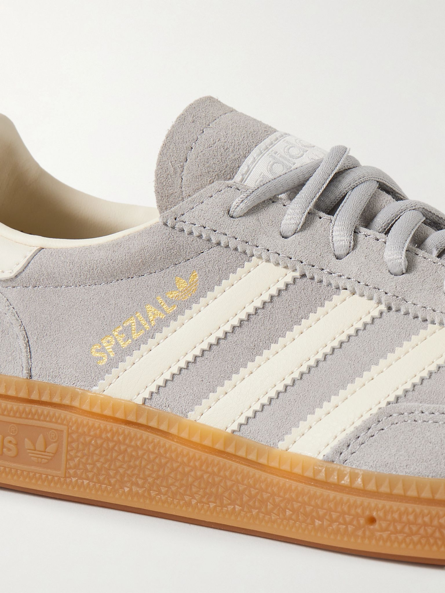 Handball Spezial Suede and Leather Sneakers Light gray - 5
