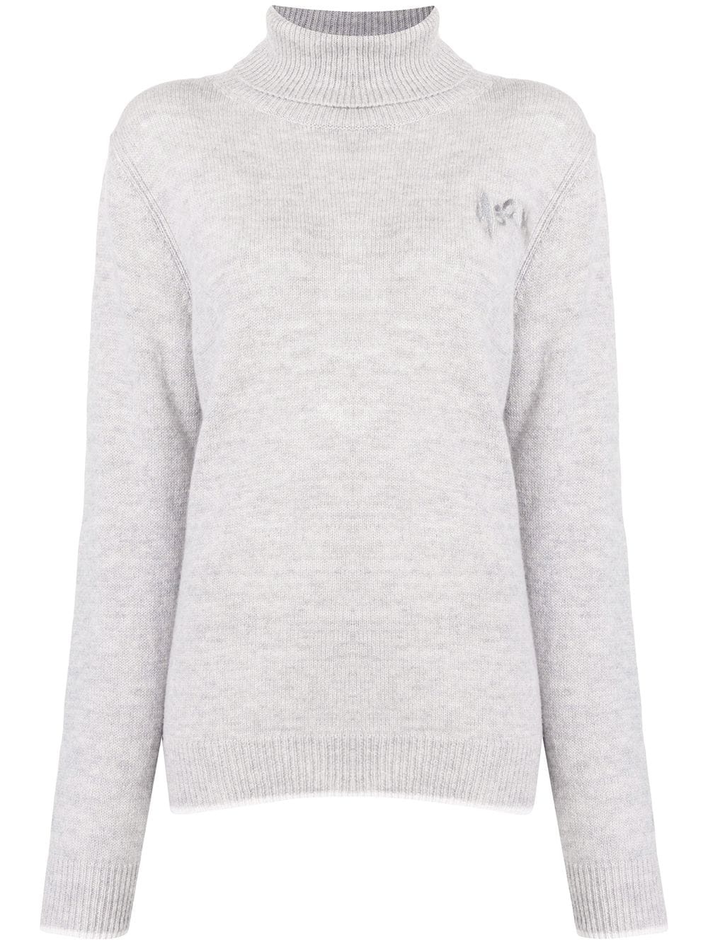 roll-neck cashmere-wool knit jumper - 1