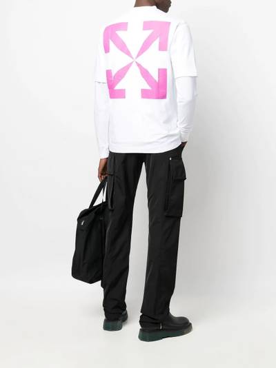 Off-White Arrows-motif short-sleeve T-shirt outlook