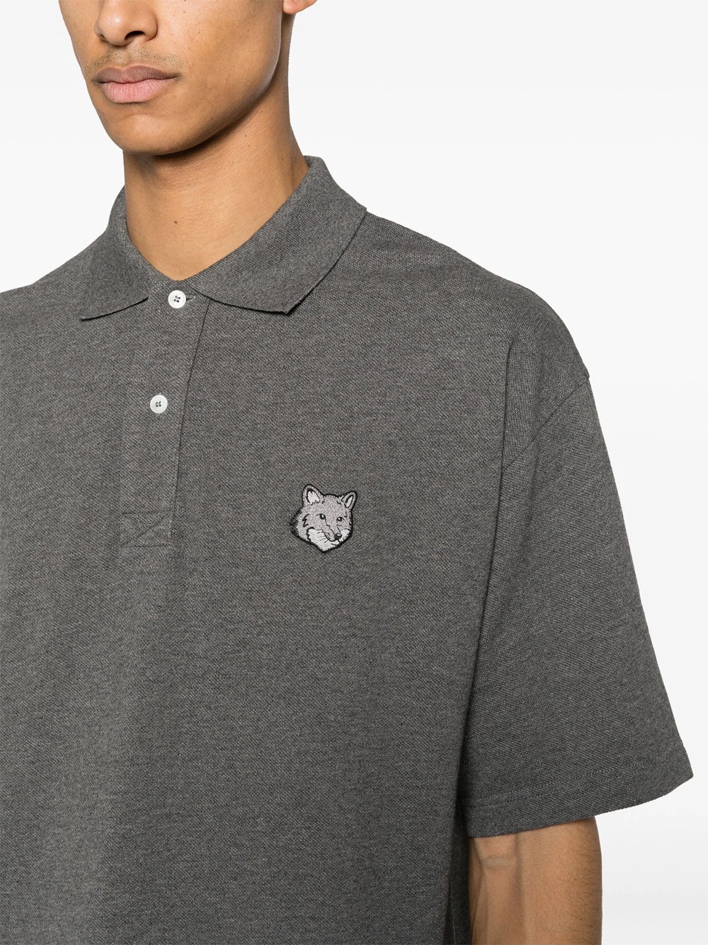Fox motif polo shirt - 5