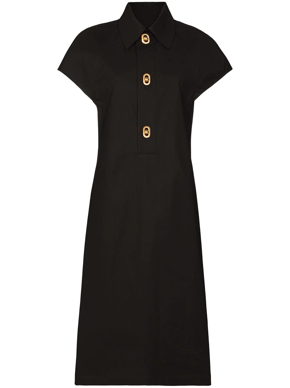 buttoned shirt dress - 3