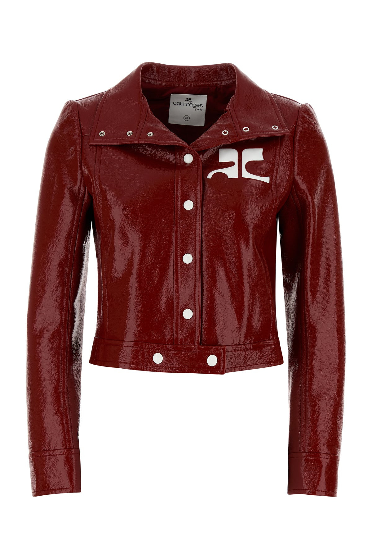 Red vinyl jacket - 1
