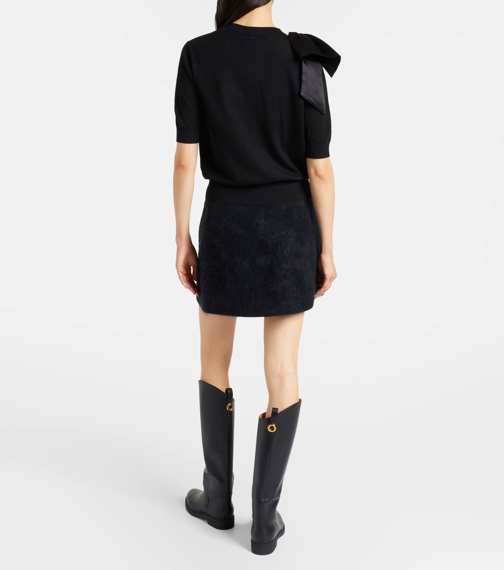 Chic Merino virgin wool ruffled sweater - 3
