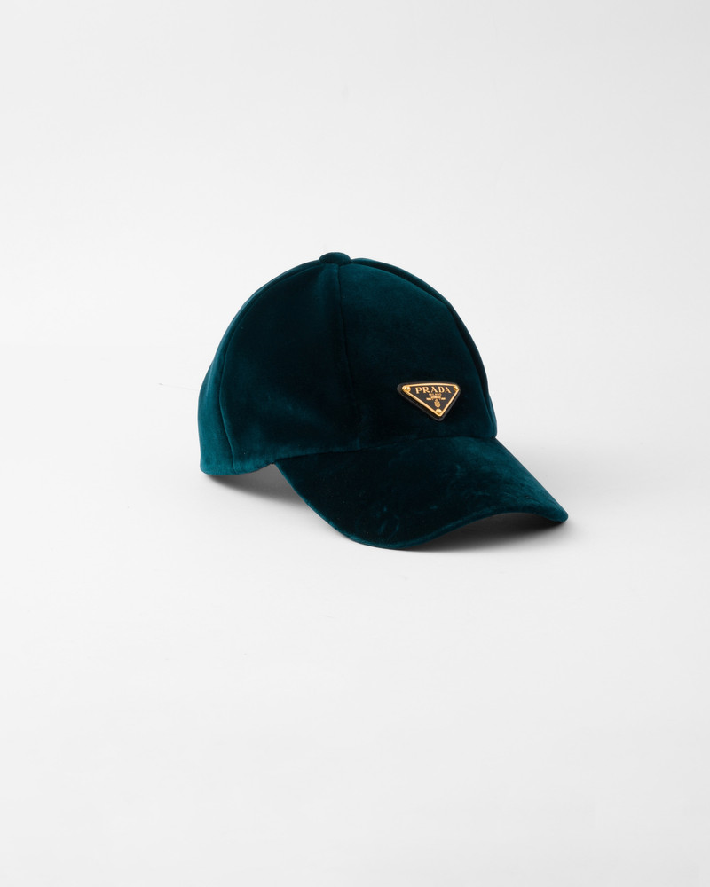 Velvet baseball cap 1