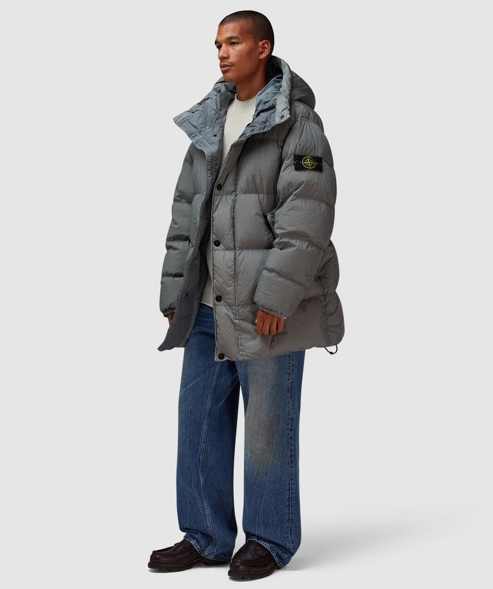 Crinkle reps down parka jacket - 8