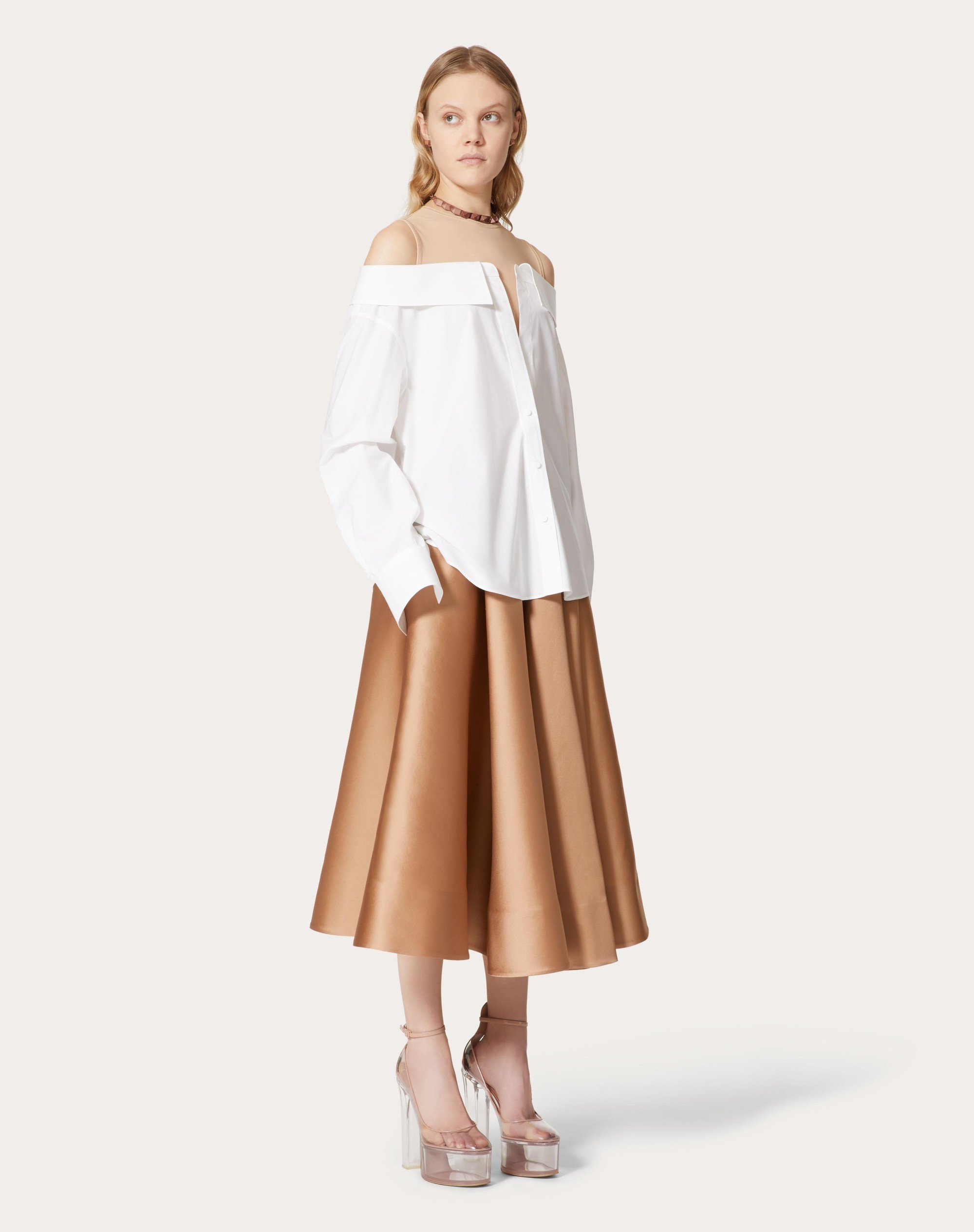 TECHNO DUCHESSE MIDI SKIRT - 2