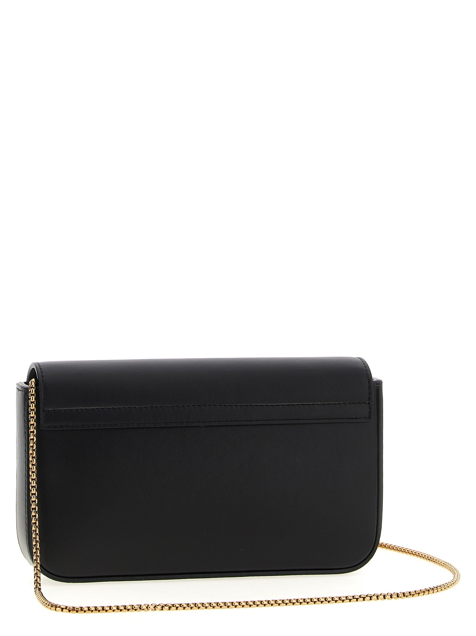 Mini Leather Shoulder Strap Crossbody Bags Black - 2