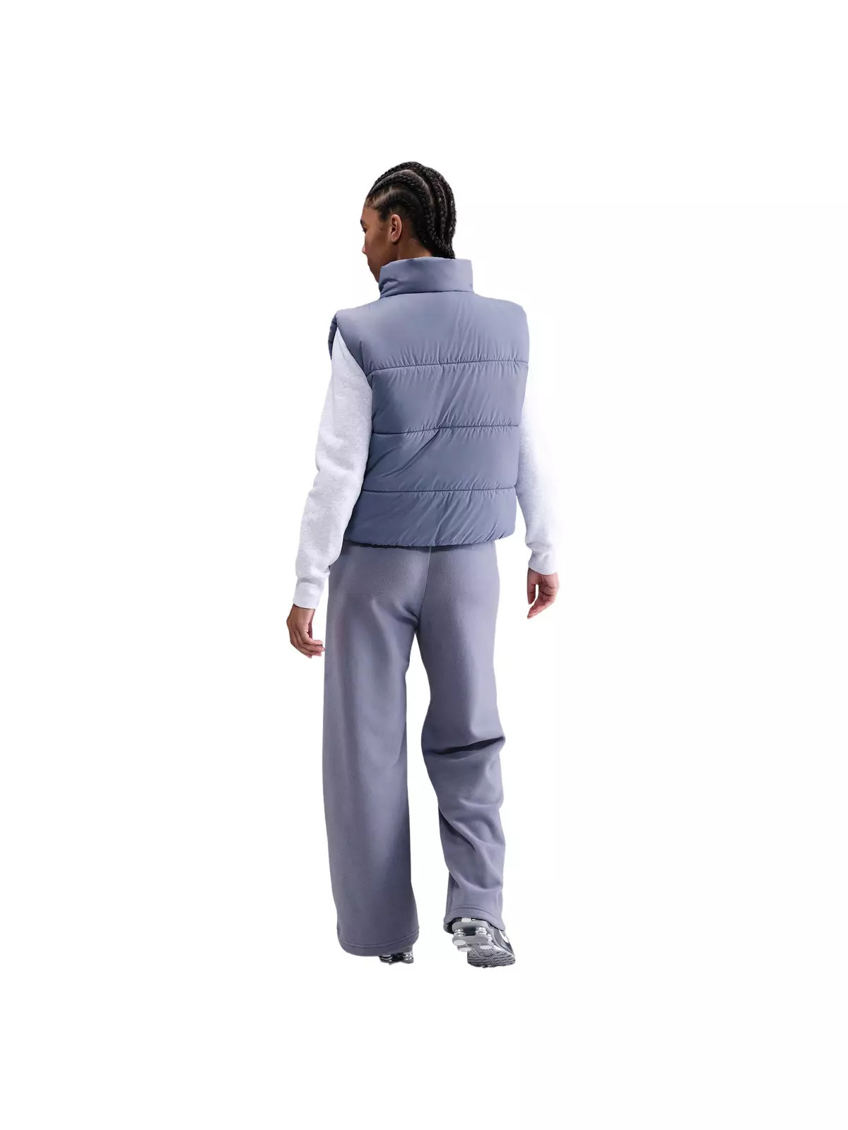 Women's Sportswear Classic Puffer Therma-FIT Loose Vest -Indigo - 5
