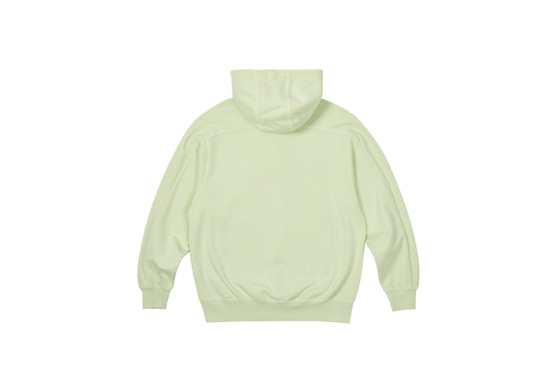 PALACE WASHED TERRY 1/4 PLACKET HOOD MOJITO outlook
