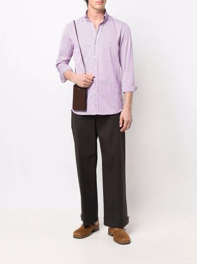 Etro striped-button-down shirt outlook