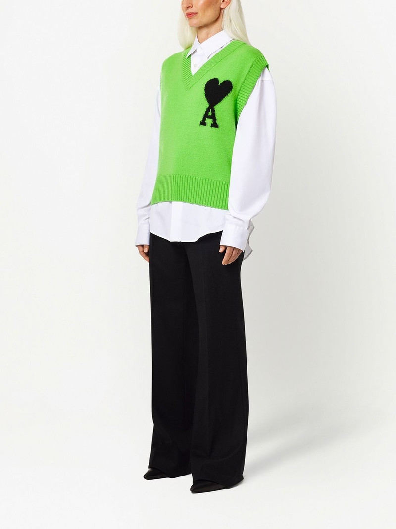 AMI Paris Ami de Coeur knitted vest outlook